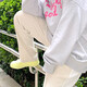 匡威（Converse）低幫帆布鞋  開(kāi)口笑 運(yùn)動(dòng)休閑鞋子 春夏淡黃色板鞋女 570582 36