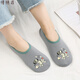地板襪成人地板襪套大人秋季室內隔涼成人男女早教鞋襪春夏薄款透氣襪倩繡菲 M008：灰斑馬 成人女款：建議35-40碼