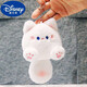 迪士尼（Disney）可愛(ài)貓咪鑰匙扣兒童書(shū)包掛件毛絨玩具女生包包掛飾小玩偶娃娃超萌 【白色-1個(gè)-15cm】吱吱叫*