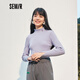 森馬森馬針織衫女短款修身打底衫氣質(zhì)冬季套頭衫女士百搭 紫色調00477 165/88A/L