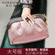 高巴度（GORBADO）手拿包真皮新款2025女士手抓軟牛皮媽媽時(shí)尚氣質(zhì)斜挎包手包女小包 (W902R)粉色-大號