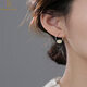 CHOMEL KINSEYs999足銀和田玉耳環(huán)女中國(guó)風(fēng)耳釘復(fù)古風(fēng)耳飾送女友送媽媽生日禮物 和田玉耳環(huán)（白玉款）