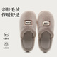 利達(dá)妮（TZLDN）棉拖鞋女居家用可愛保暖情侶臥室軟底室內(nèi)毛拖鞋男