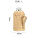 竹編熱水瓶家用暖水壺圍爐煮茶復(fù)古玻璃內(nèi)膽老式開(kāi)水瓶木塞保溫瓶 竹黃麻繩款白膽 1.3L