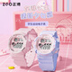 ZGO手表兒童女孩男童小學(xué)生學(xué)院風(fēng)鬧鐘防水只看時(shí)間運(yùn)動(dòng)電子 821-淺紫色