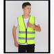 歐漢 反光背心馬甲反光衣環(huán)衛施工人黃熒光服交通駕駛員安全服 普通拉鏈馬甲(黃色)