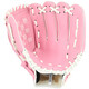 蒙拓嘉 棒球手套壘球投球兒童青少年成人裝備體育課內野投手捕手手套 S碼 粉色