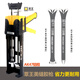 覃王雙管美縫劑膠槍液壓AK47瓷磚地磚美縫專用施工工具手動助力省力王 AK47鋁框槍+升級款花千骨1套+盒