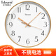 天王星（Telesonic）掛鐘客廳鐘表2025新款現(xiàn)代簡(jiǎn)約石英鐘表掛墻創(chuàng)意時(shí)鐘家用裝飾掛表 典雅金直徑30cm