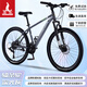 鳳凰山地自行車(chē)內(nèi)走線品牌變速青少年男女競(jìng)賽車(chē)自行車(chē)成人 坦途510 鋼架輻條輪-深光灰 26寸【適合155-185cm】 24速