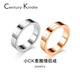 CENTURY& KINDLE小ck滿(mǎn)天星戒指情侶戒指一對素圈戒指潮流 情人節禮物送男女朋友 素圈一對（拍下備注圈號及顏色） 7#