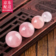 觀(guān)玉5A級粉晶手鏈馬粉水晶散珠 馬粉圓珠 DIY手鏈配件半成品 【精選5A馬粉】10mm/顆