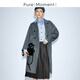 Pure:Moment:商場(chǎng)同款24秋冬新品米白羊毛駝絨毛呢外套大衣 深灰499A170564 S