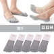 浪莎五指襪男船襪5雙隱形淺口純棉分趾襪子春季薄款全棉送男友 灰色 5雙 均碼 男款：硅膠防滑五趾襪