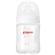 貝親（Pigeon）玻璃奶瓶寬口徑防脹氣160ml S號奶嘴 1月+ AA186 