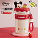 迪士尼保溫杯吸管水杯子女士316不銹鋼高顏值學(xué)生兒童上學(xué)便攜520mL米奇