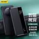 ESCASE 華為Mate60Pro手機殼翻蓋保護套 智能視窗免翻蓋接聽全包防摔高檔皮紋手感限量外殼炫黑