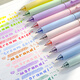 彩色中性筆做筆記專(zhuān)用莫蘭迪色系按動(dòng)多色圓珠筆標記高顏值速干水筆水性筆學(xué)生手賬重點(diǎn)手帳彩筆筆芯 【手賬套裝】10色彩色筆+6支12色疊色熒光筆 0.5mm x 其他/other