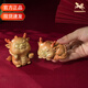 銅師傅銅龍擺件《吉祥如意龍》龍年生肖龍辦公桌擺件創(chuàng)意禮物送客戶 吉祥如意龍?zhí)籽b