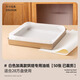 十色生活蛋糕卷油紙一次性油布28x28方形烤盤(pán)專(zhuān)用紙烤箱方盤(pán)墊紙烘焙家用 加高款37x37cm白色油紙*50張