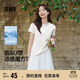 森馬（Semir）短袖t恤女短款合體顯瘦正肩內(nèi)搭25夏涼感修身打底衫109325100001