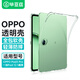 畢亞茲適用2024款OPPO Pad3 Pro/一加 Pad 12.1英四角防摔保護(hù)套 透明輕薄TPU硅膠軟殼 PB551-透明白