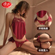 浪莎情趣內衣睡衣女三點(diǎn)式宮廷旗袍開(kāi)檔丁字褲古風(fēng)吊帶成人用品套裝