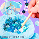 ECOEY 兒童鉆石考古挖掘玩具手工diy寶石尋寶藏6-10歲女孩生日圣誕禮物 水晶掛飾DIY
