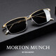 MORTON MUNCH太陽鏡鈦框墨鏡男士進口戶外偏光高清開車防強光商務近視配鏡度數(shù) 經(jīng)典灰鏡片