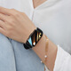 X2025新款watch智能運動手環(huán)女士來電消息提醒多功能測血壓心率血氧睡眠監(jiān)測男計步情侶手環(huán)腕表 pro黑色【全觸屏、自定義壁紙、來電提醒】