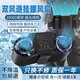 芊娜掛腰風扇制冷工地大容量 掛腰式風扇腰掛隨身 戶外工作超大風力空調(diào)扇 20000毫安【雙出風口+四檔調(diào)速】