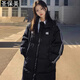 圣保美黑色羽絨棉服女2024新款冬季棉衣外套中長(zhǎng)款加厚學(xué)院風(fēng)學(xué)生棉襖子 黑色 S碼
