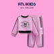 FNJ KIDS女童套裝秋季2025新款洋氣中大童卡通衛(wèi)衣兒童運動服三件套 粉色三件套 150 (建議身高140-150cm)