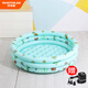 沃特曼兒童海洋球池圍欄室內家用加厚波波池嬰兒寶寶充氣玩具池游泳池 薄荷綠130cm【無(wú)海洋球】