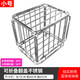 函翔（HANXIANG）函翔籃球車(chē)足球收納筐不銹鋼球車(chē)款移動(dòng)球類(lèi)推車(chē)足球收納架收納箱 小號(hào)-不銹鋼白色
