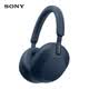 索尼（SONY）WH-1000XM5 頭戴式無線降噪耳機 AI智能降噪 深夜藍色 618 蘋果耳機