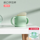 babycare斜口杯寶寶兒童嘬口杯喝水喝奶杯子廣口敞口學(xué)飲杯嬰兒6個(gè)月以上 青蔥綠+卡扣吸管-訓練喝水喝 180ml 180mL