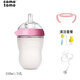 可么多么comotomo奶瓶新生兒仿母乳硅膠防脹氣斷奶神器 粉[6-12月]3滴   250ml