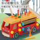 TaTanice兒童拆裝玩具車(chē)擰螺絲釘螺母積木修理工具組裝消防車(chē)生日新年禮物