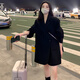 GARNUO黑色小西裝外套女兩件套裝2025春秋新款高級(jí)感小個(gè)子寬松休閑西服 黑色西服 XS【80-100斤】