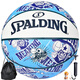 斯伯?。⊿PALDING）籃球七號涂鴉籃球成人兒童防滑耐磨室內外通用7號PU籃球