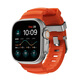 NOMAD【新品上市】美國NOMAD適用iwatch蘋(píng)果手表表帶applewatch9 Ultra2 運動(dòng)型全新品鈦合金氟橡膠硅膠 限量版丨火山橙丨鈦合金銀扣【49/45/44mm】
