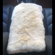 裘小瑜獺兔皮整張獺兔毛汽車(chē)扶手箱墊包包服裝袖口毛皮料瀨兔毛皮毛擺件 米白色 中大型墊（毛更密）