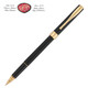奧羅拉 意大利Aurora/鋼筆 MAGELLANO麥哲倫A12纖細筆桿 黑桿金夾（無(wú)吸墨器） F