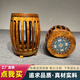 紅善金絲楠木圓鼓凳正宗四川小葉楨楠實(shí)木鼓墩凳子仿古中式榫卯工藝