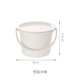 FaSoLa日本水桶臉盆套裝家用儲(chǔ)水用帶蓋加厚塑料桶學(xué)生用宿舍用便攜小洗衣桶 帶蓋水桶