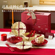 肆月新婚禮物送新娘訂婚禮物送閨蜜結婚餐具禮盒送新人實(shí)用 情書(shū)【混色二人食9件套】含絲帶