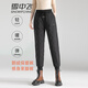 雪中飛女士羽絨褲潮流百搭收腰顯瘦90鵝絨保暖防寒收腳加絨褲