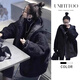 辣妹物語(yǔ)黑色外套棉服女秋季2024新款派克服棉襖高級感冬裝羊羔毛棉衣加厚 【黑色】?jì)?yōu)質(zhì)版 55/60kg/L