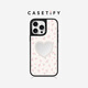 CASETIFY 碎花珍珠系列 適用于iPhone14/15 Pro/Max鏡面Magsafe手機殼 白色碎花【銀鏡黑框（Magsafe）】 iPhone 16 Pro Max